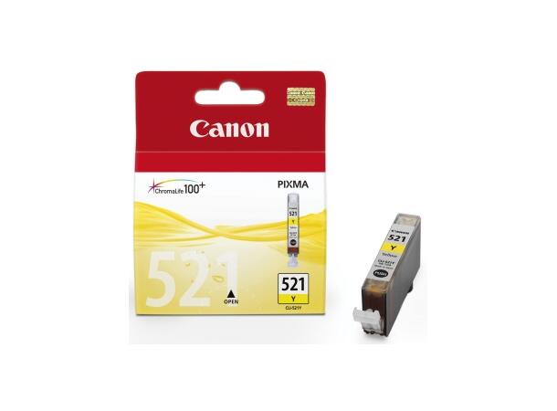 Blekk Canon CLI-521 Y gul 9ml 
